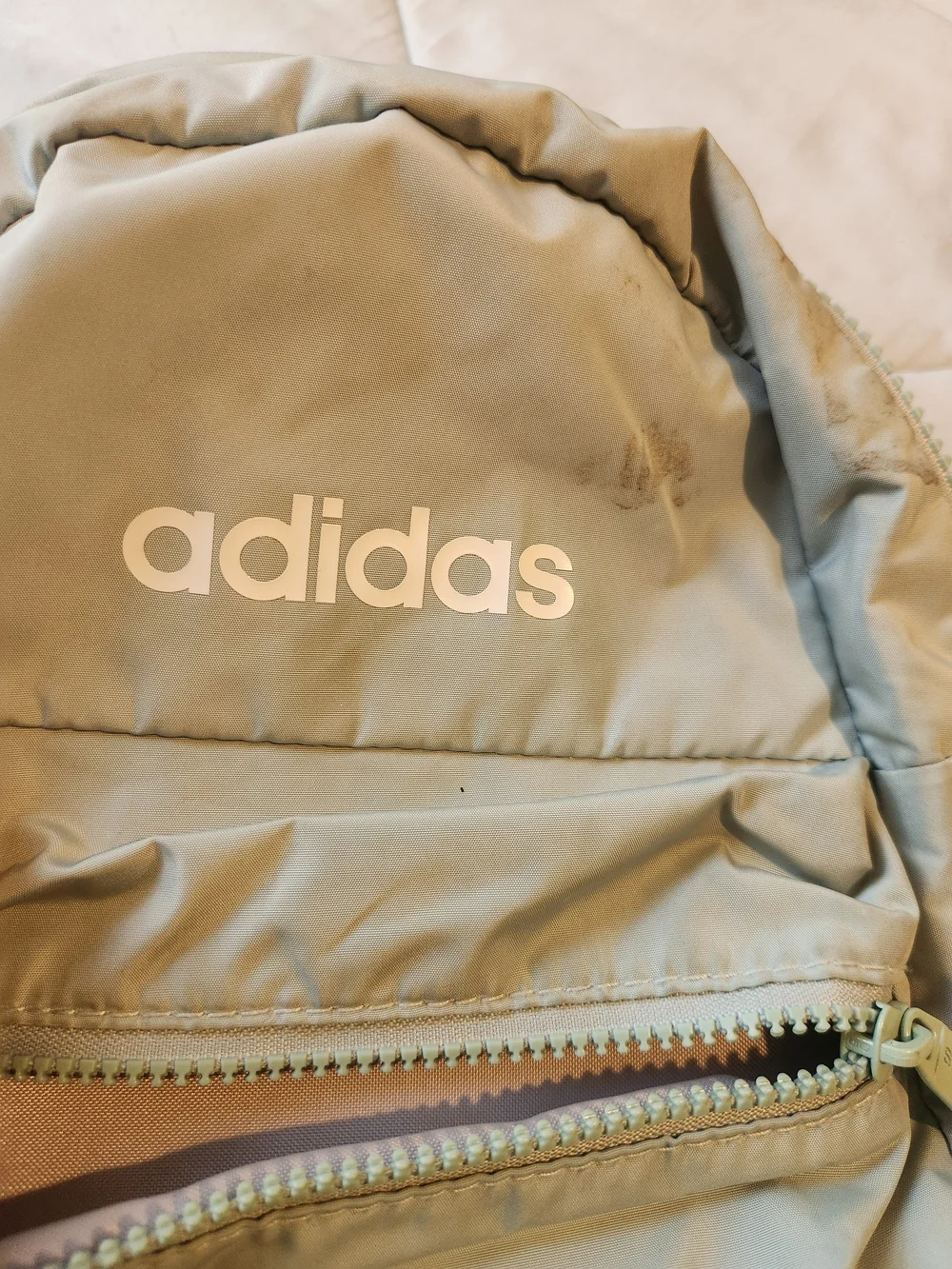 adidas Light Sage Green Mini Backpack - Picture 2 of 8